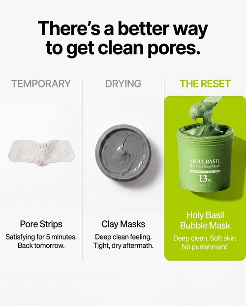 Holy Basil bubble mask