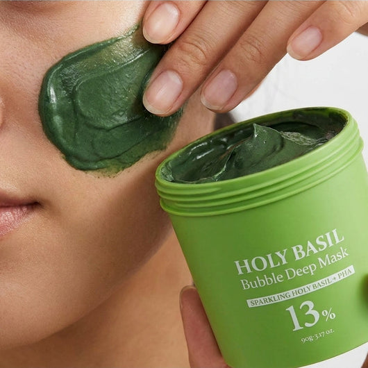 Holy Basil bubble mask