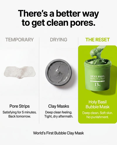 Holy Basil bubble mask