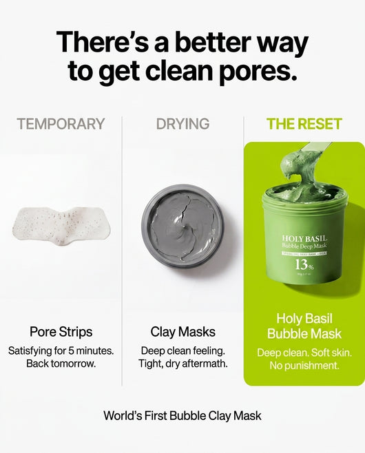 Holy Basil bubble mask