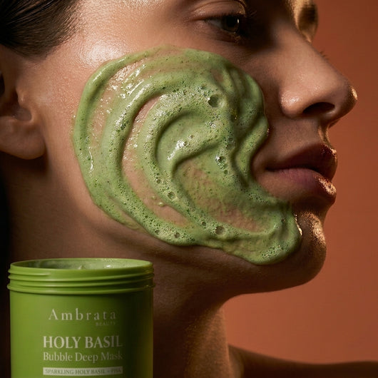 Holy Basil bubble mask